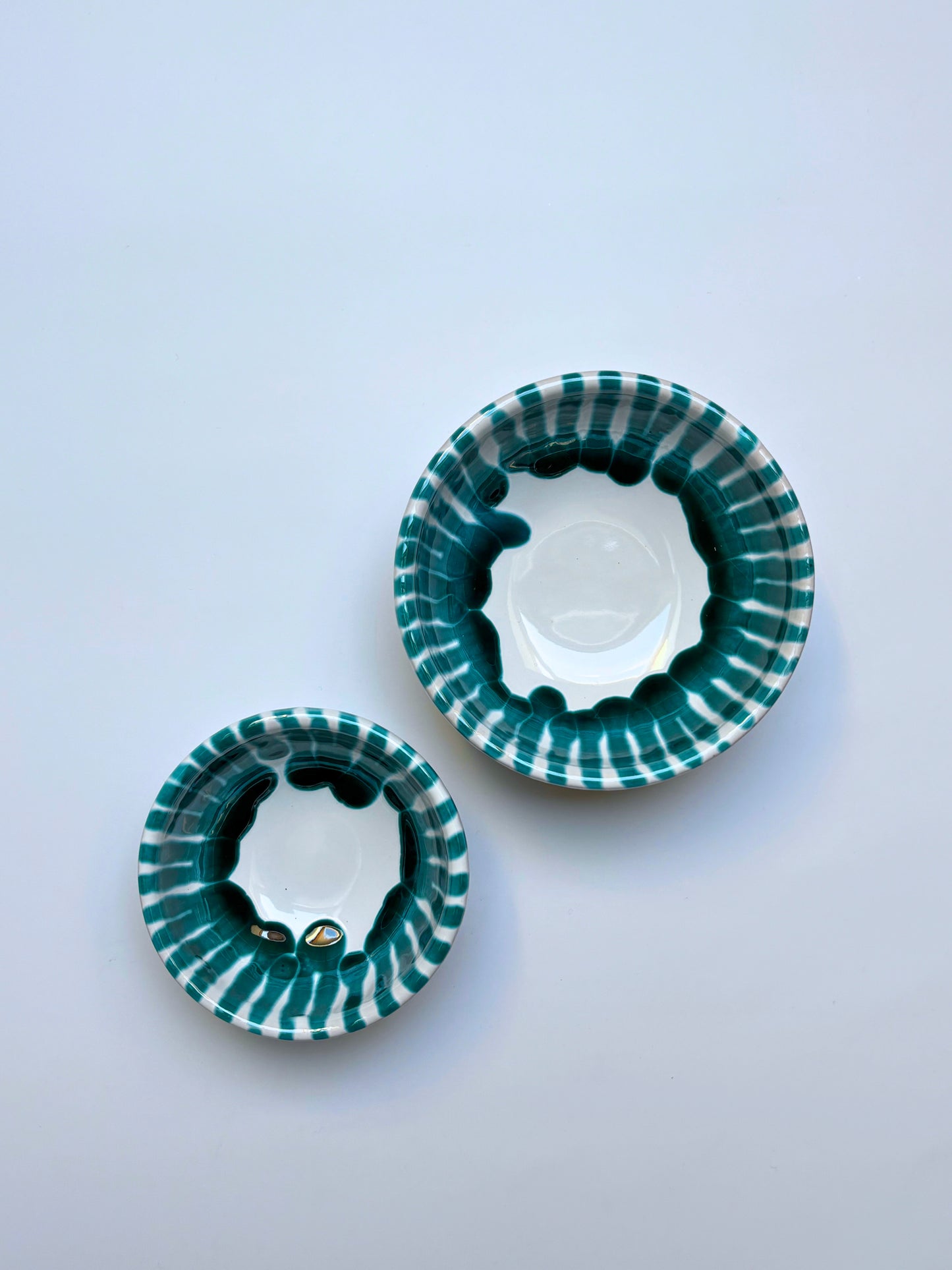 Bowls Striped Green