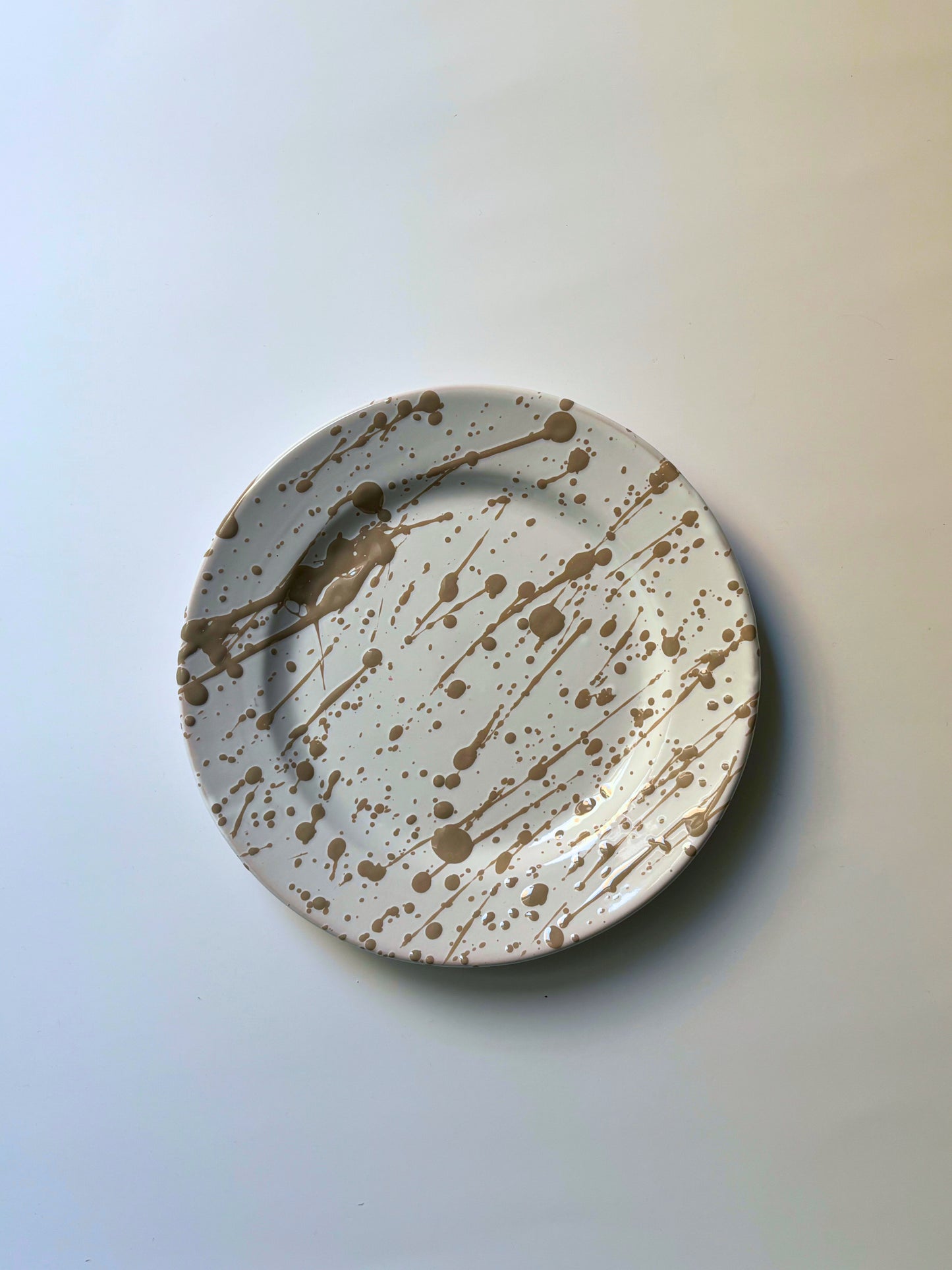 Ontbijtbord Splashed Taupe