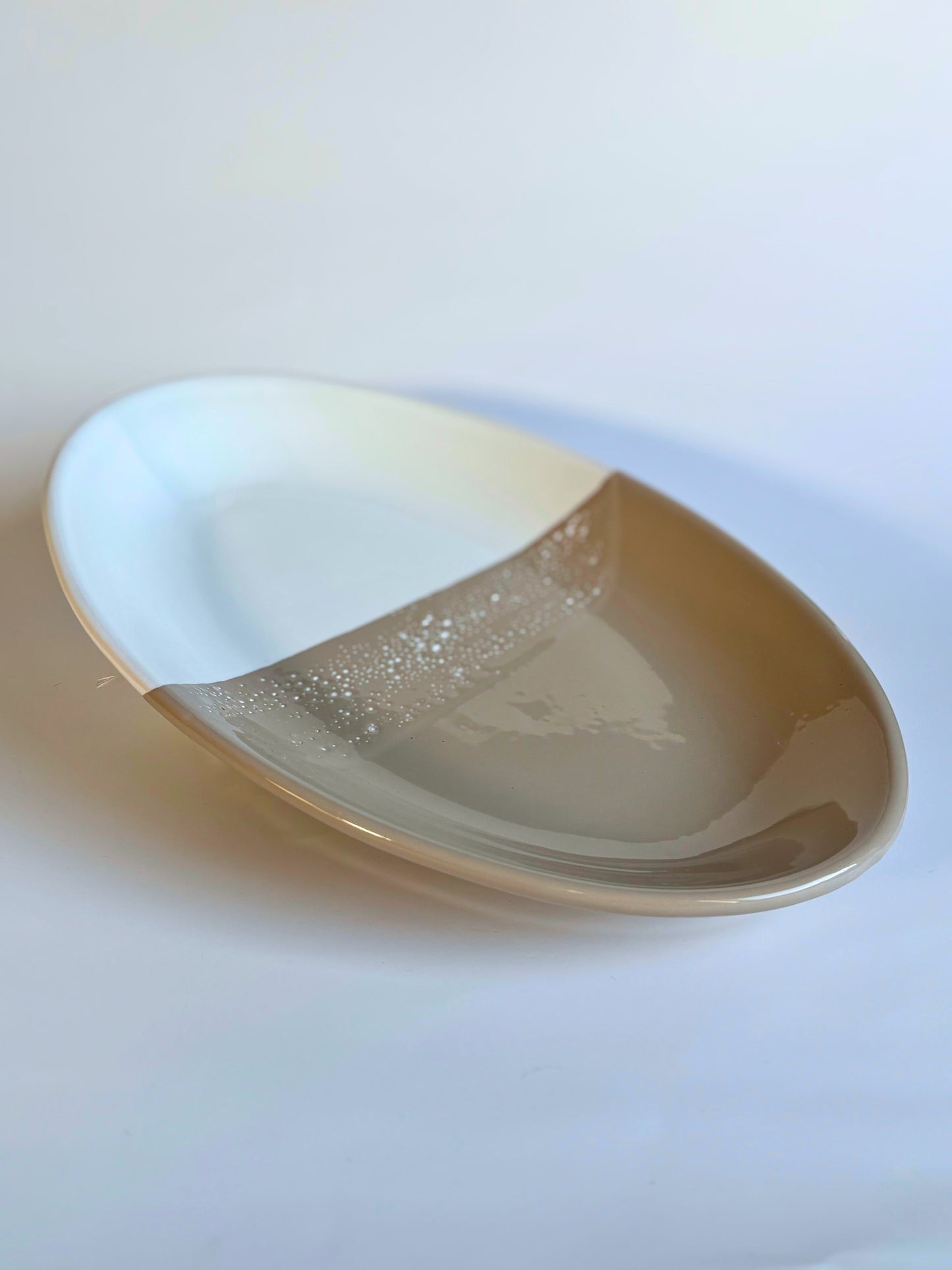 Serveerschaal Dipped Taupe