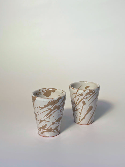 Espresso kopje Splashed Taupe