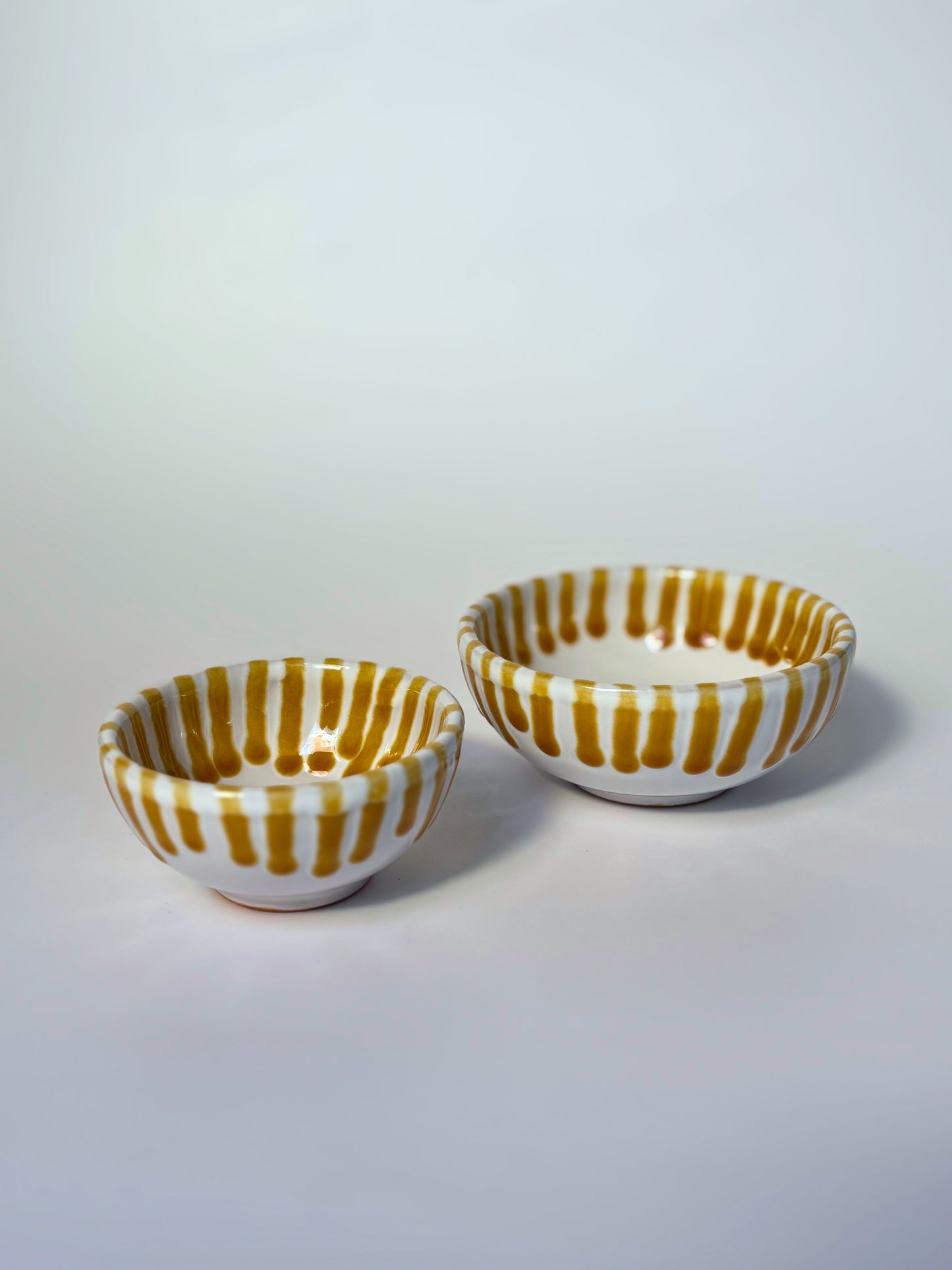 Bowls Striped Ochre