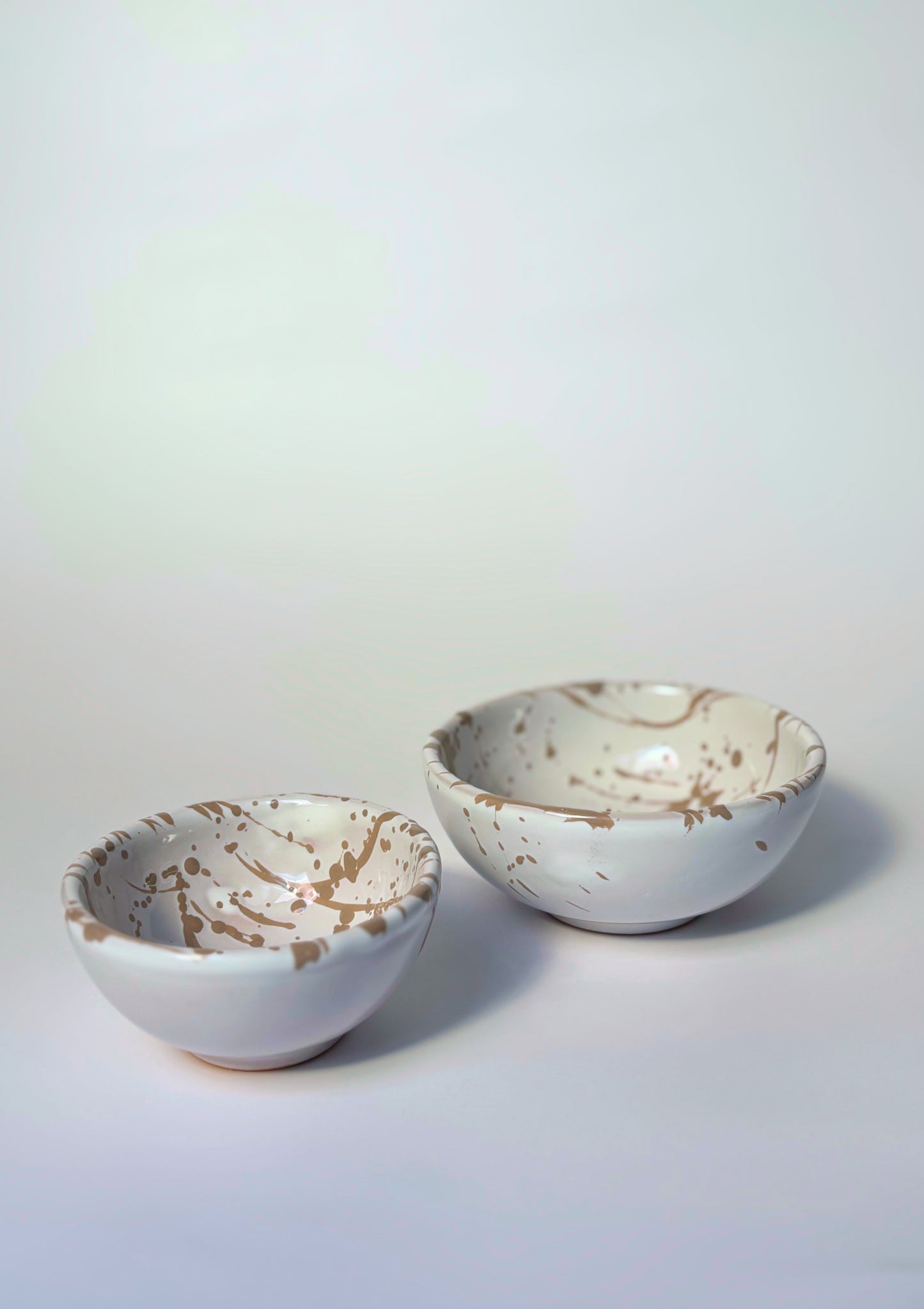 Schaaltjes Splashed taupe