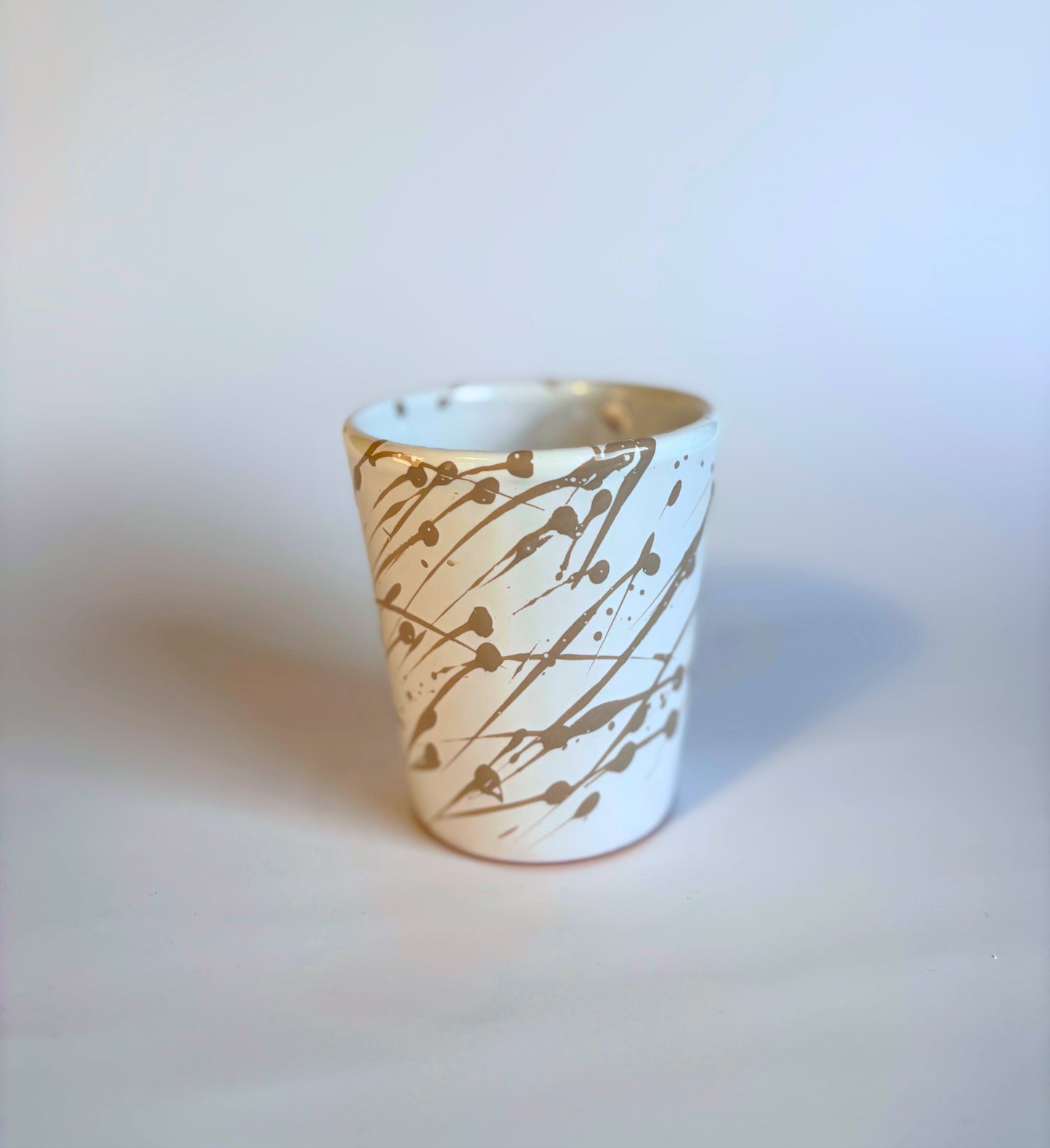 Mug Splashed Taupe