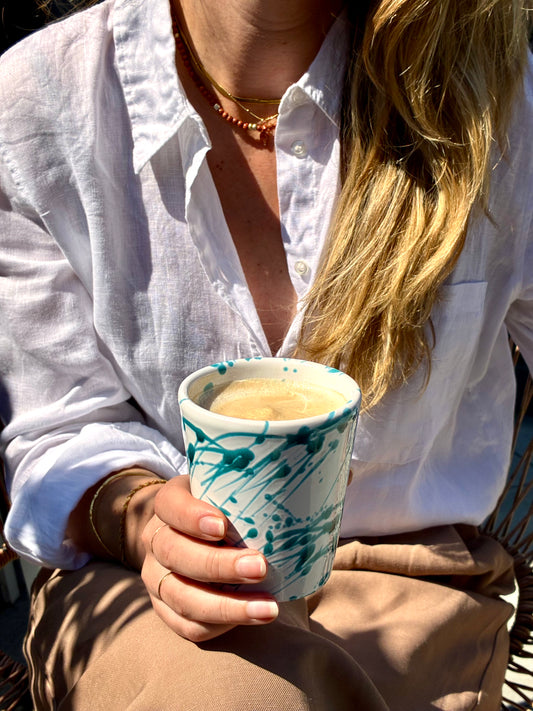 Mug Splashed Green