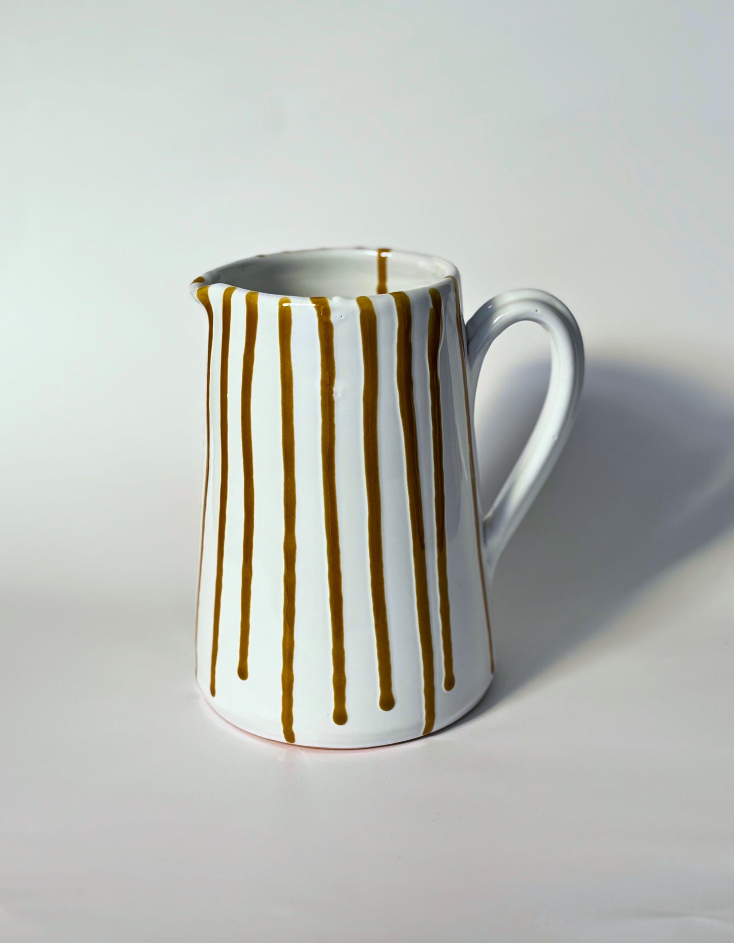 Striped Ochre Jug