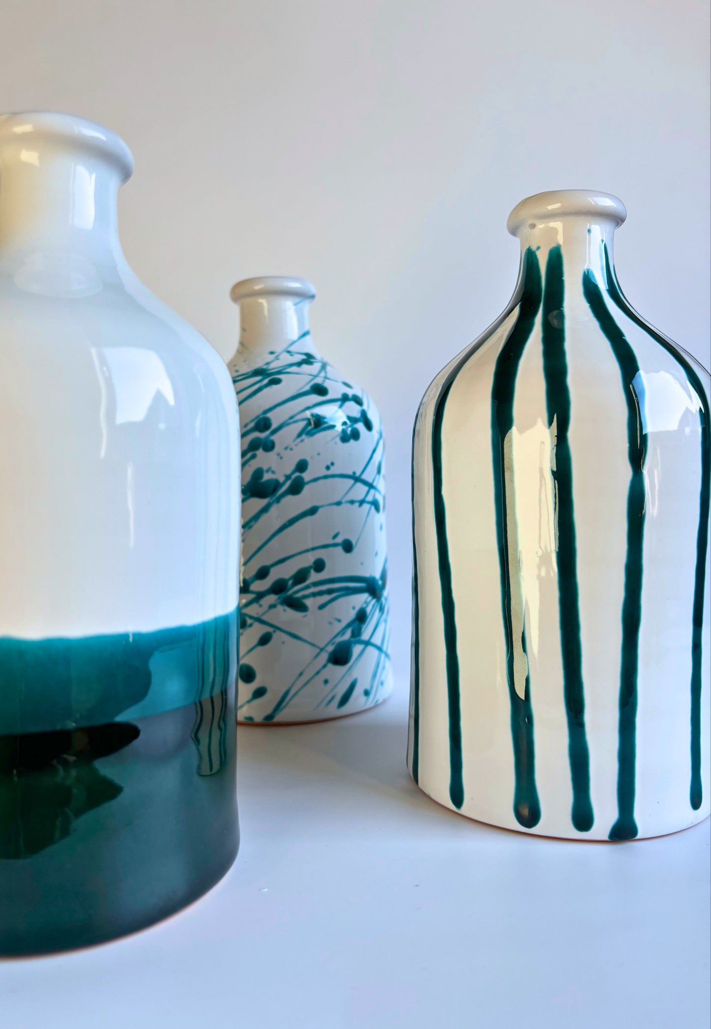 Oliefles Dipped Groen