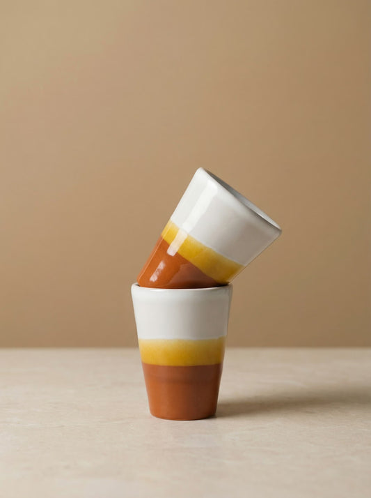 Espresso kopje Dipped Oker