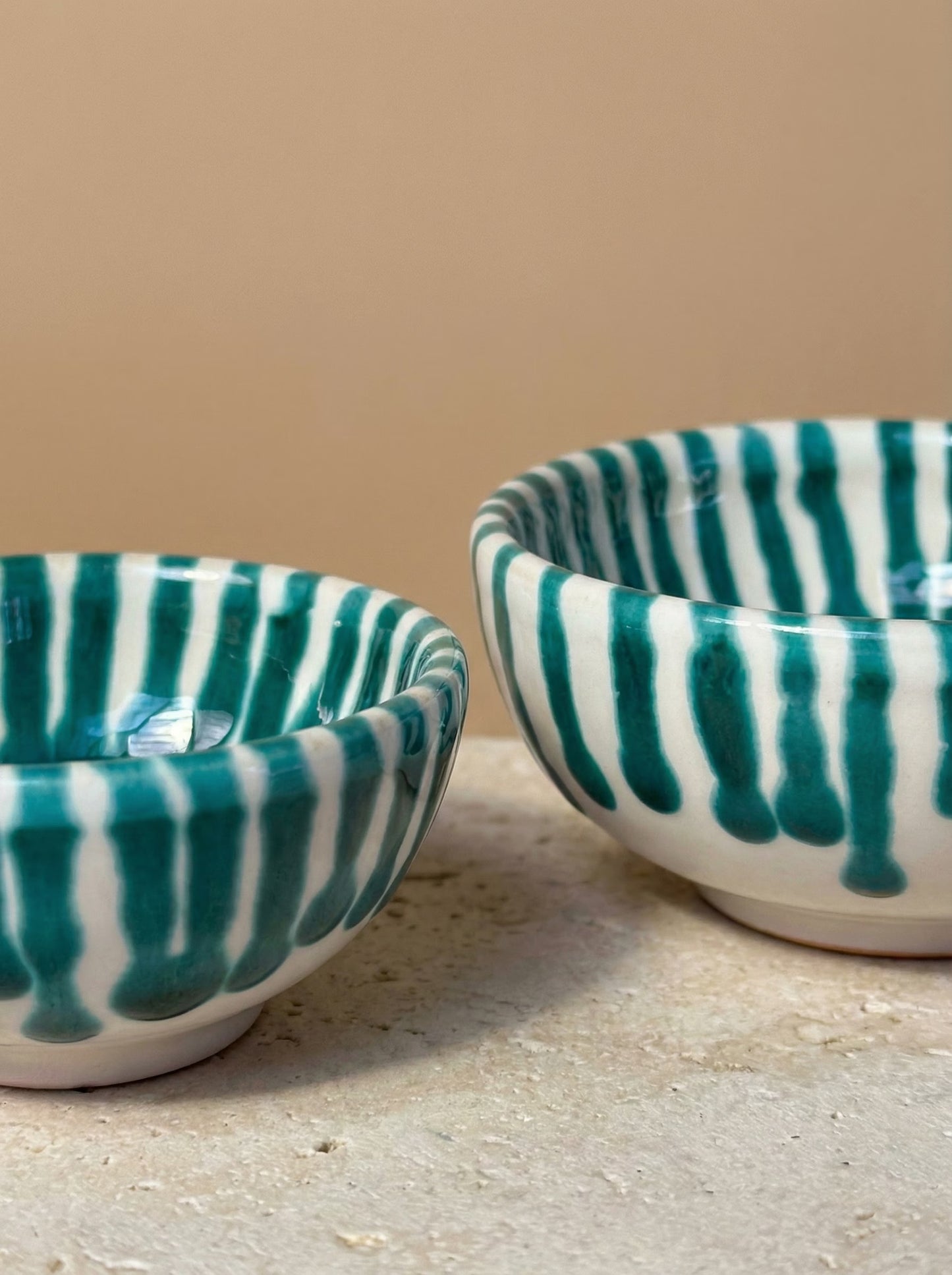 Schaaltjes Striped Groen