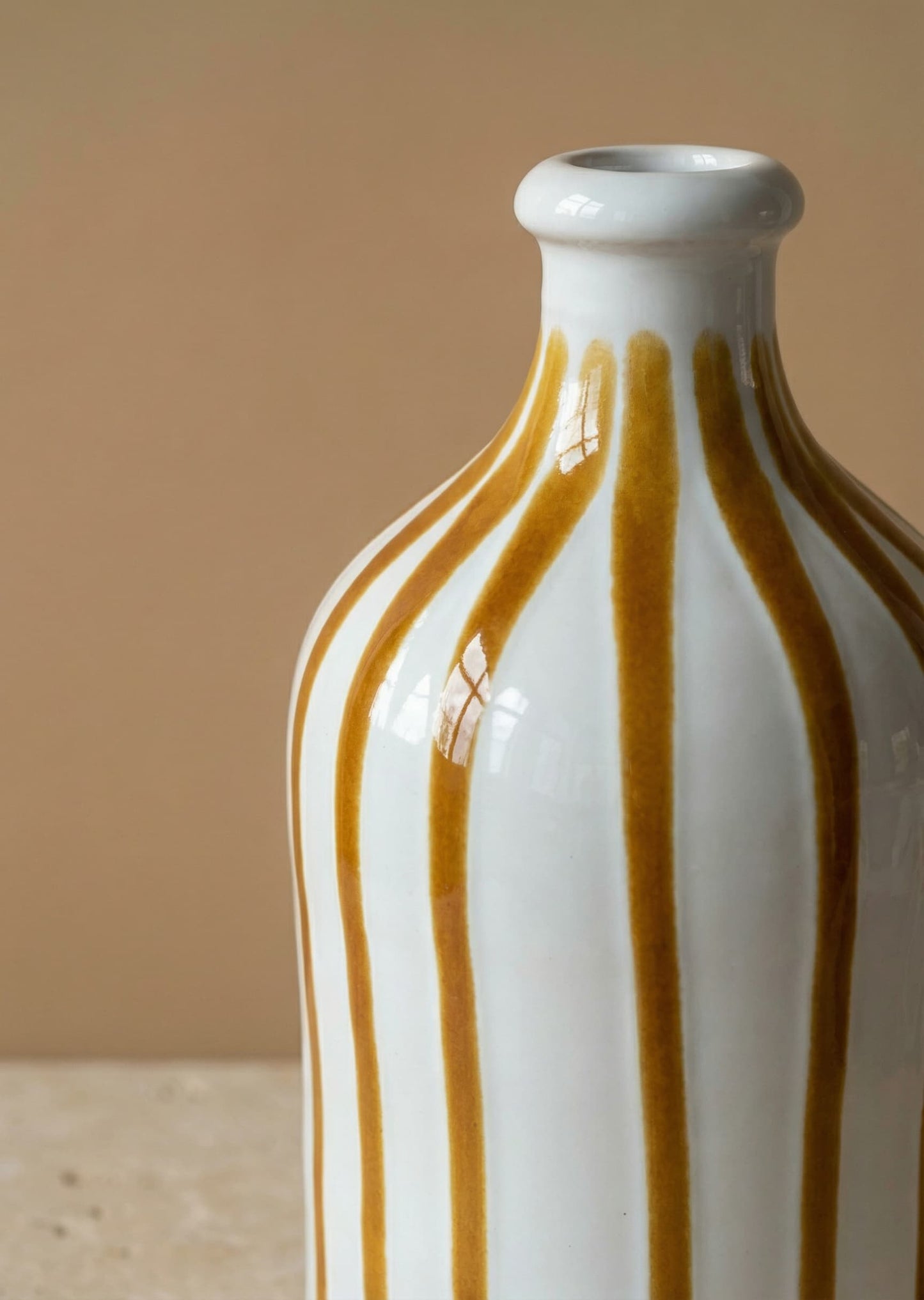 Oliefles Striped Oker