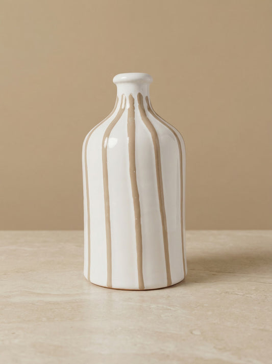 Oliefles Striped Taupe