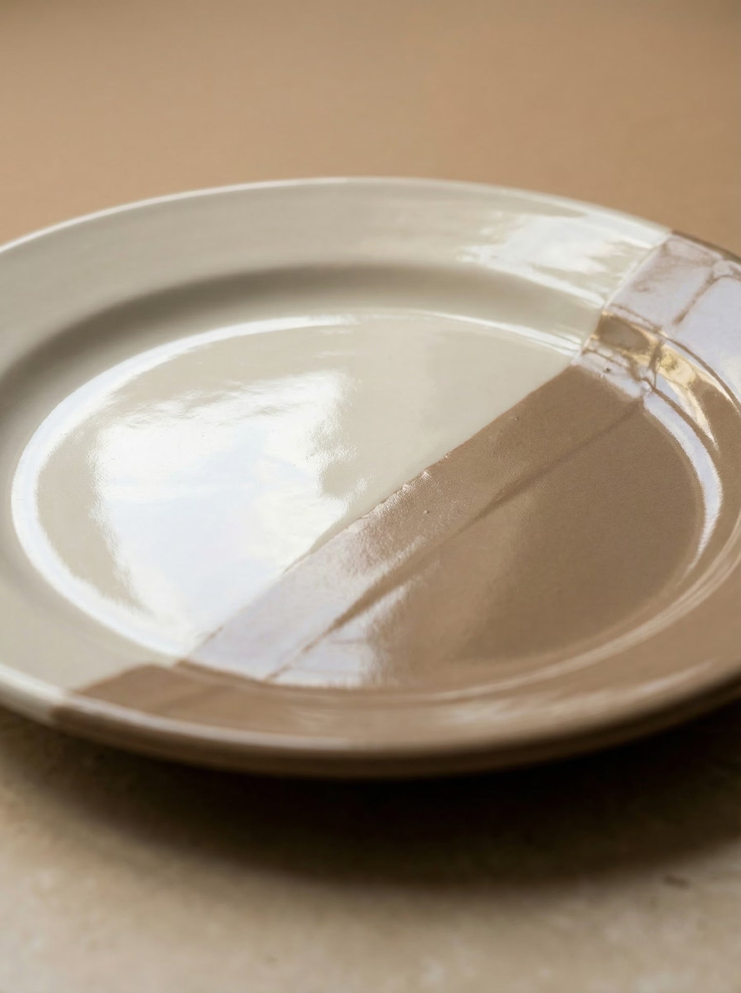 Ontbijtbord Dipped Taupe