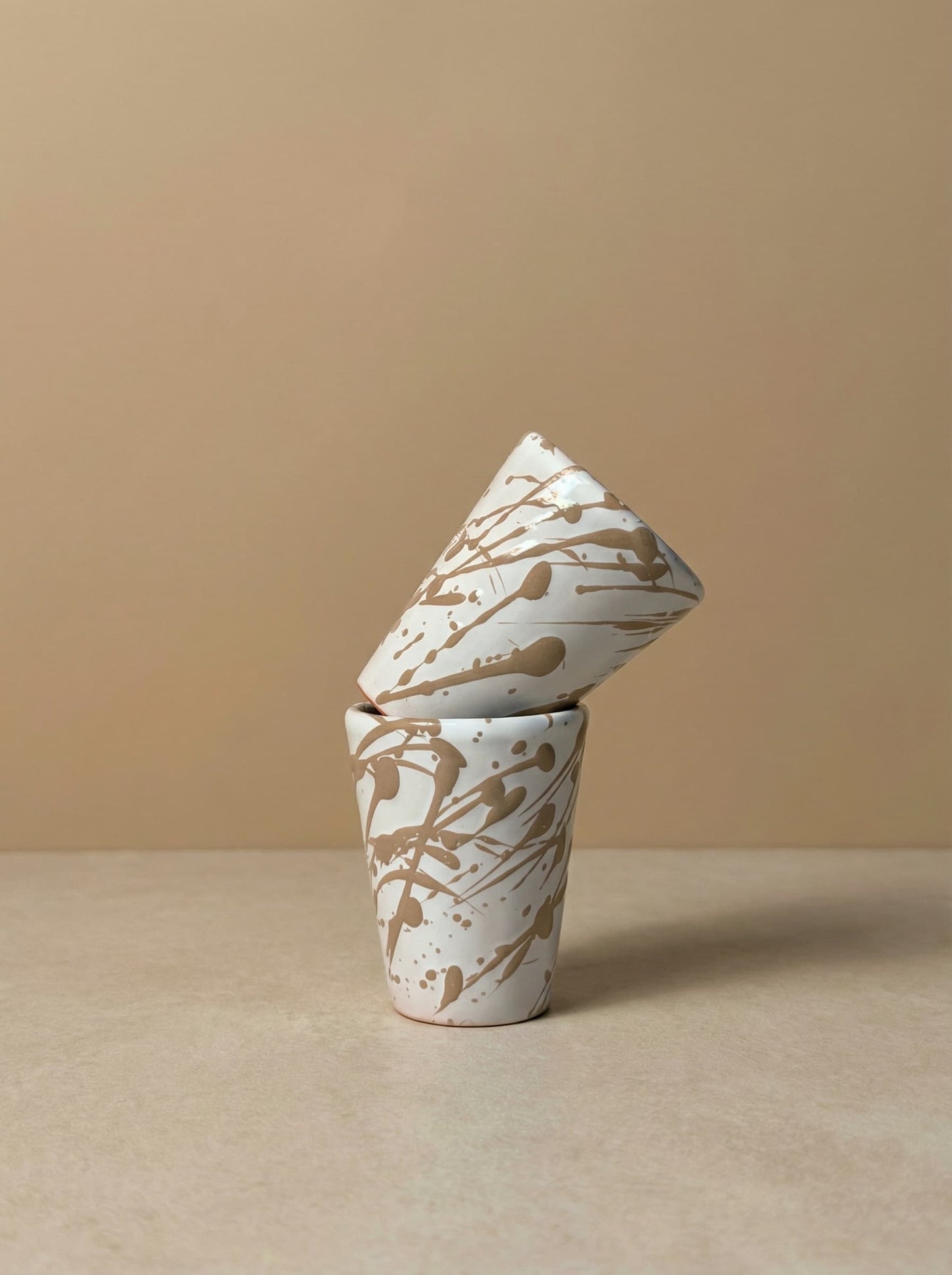 Espresso kopje Splashed Taupe