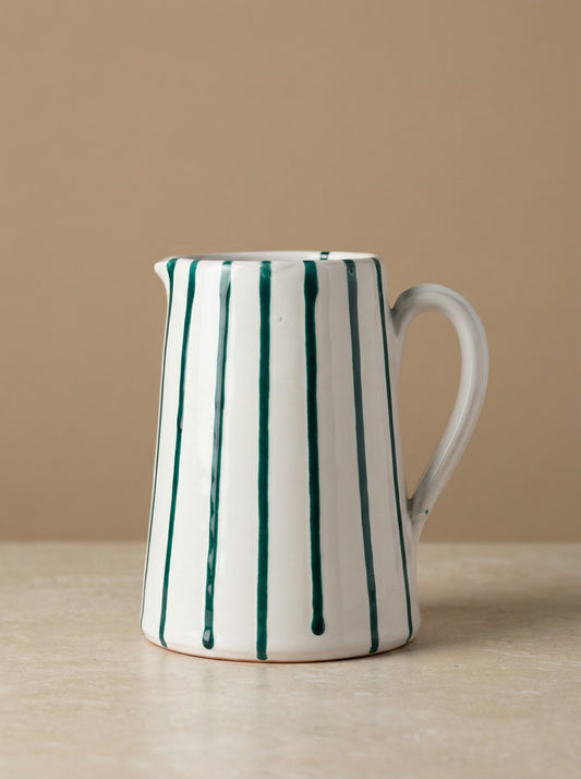 Schenkkan Striped Groen