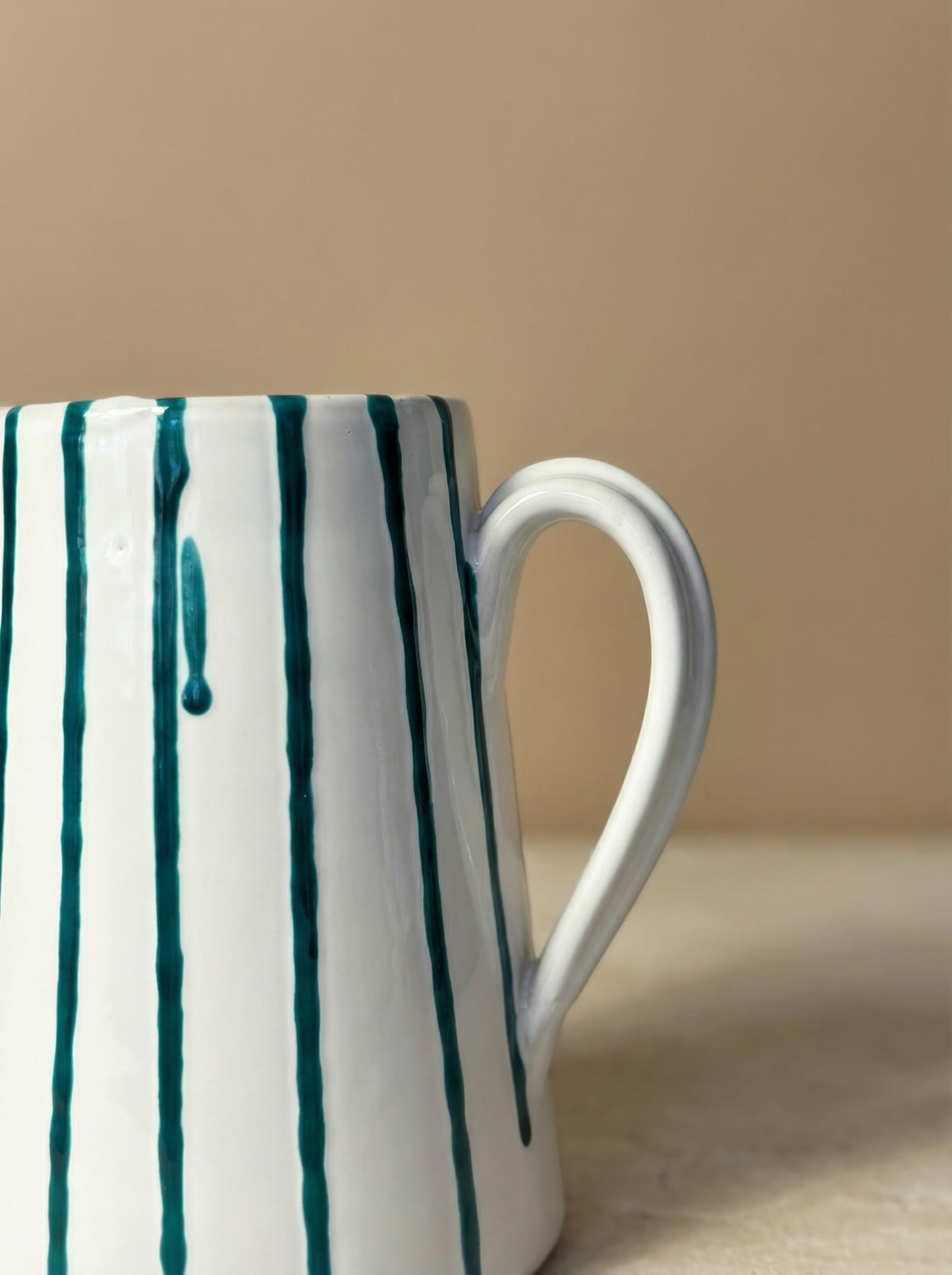 Schenkkan Striped Groen